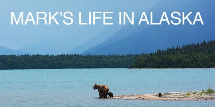Mark's Life in Alaska Blog with bear on the water scene